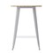 Flash Furniture 30 RD Bar Top Table Brown Poly Top/Silver Frame JJ-T14623H-76-BRSL-GG - alternate 6